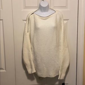 Adjustable Zippered Shoulder Sweater